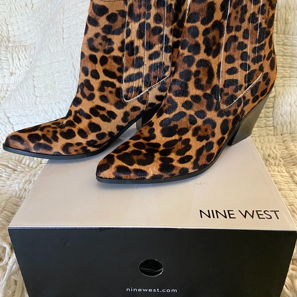 Nine West Shoes - Nine West Lexa Calf Hair Bootie Size 8